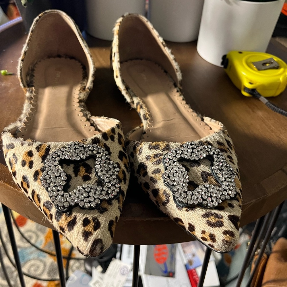 Paula Torres calf hair Flats